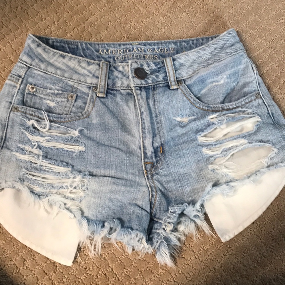 American eagle jean shorts